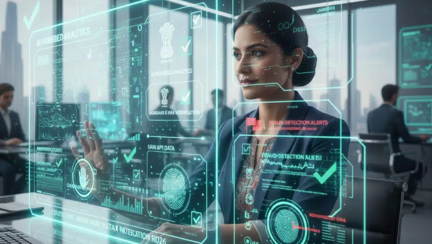 AI-powered BGV analytics & document verification.